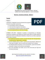 Questões de Revisão - Módulo I - Gabarito