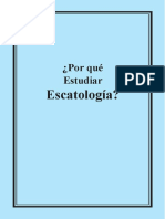 Por Que Estudiar Escatologia