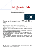 Aula 01 - Contratos Direito Civil