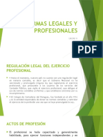 Normas Legales y Profesionales