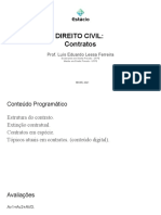 AULA 01 - DIREITO CIVIL - Contratos