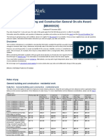 Building and Construction General On Site Award Ma000020 Pay Guide