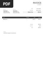 Invoice 