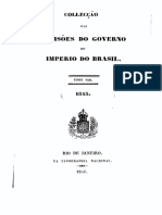 Collecção Das Leis Do Imperio Do Brazil de 1845 - Terceira Parte