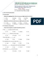 Tiếng anh 7 Friends Plus - Unit 8 - Test 1