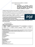 Área de Atuação: Vagas Iniciais C/H Semanal Salário Base Act Insalubridade Valor Total