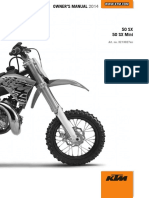 50SX 2014 Ownersmanual