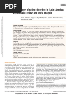 Epidemiology of Eating Disorders in Latin America .8