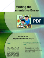 Writing An Argumentative Essay