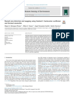 Burned Area Detection and Mapping Using Sentinel-1 Backscatter Coefficient