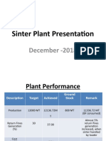 Sinter Plant Presentation Dec18