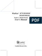 Winfast k7ncr18 Motherboard Manual