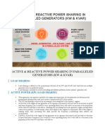 Active & Reactive Power Sharing in Paralleled Generators (KW & Kvar)