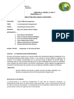 Informe Comunicacion Interpersonal 1