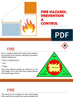 Fire Hazards Prevention Control