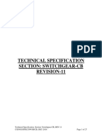 Technical Specification Section: Switchgear-Cb Revision-11