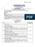 21CS1202 Web Appln Development QuestionBank Solution STUD