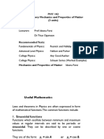 PHY 102 Lecture 1