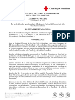 Acuerdo No. 003 de 2022 - Reglamento Nacional de Voluntariado