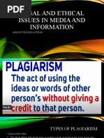 Legal N Ethical Issues of Media N Information