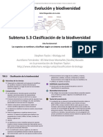 Clasificiación de La Biodiversidad