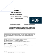 Questionpaper UnitC2 (6664) June2005