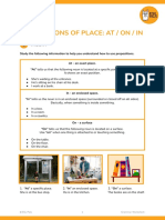 (TV A1-A2) Prepositions of Place