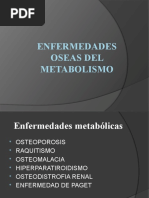 Enfermedades Óseas Del Metabolismo