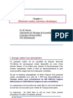 Gisement Solaire, Données Climatiques