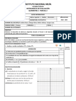 EVALUACION Q2 - P4 10mo