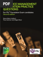 IT Service Management Foundation Practice Questions For ITIL Foundation Exam Candidates - Second Edition by Tony Gannon, Nigel Mear, Steve Mann