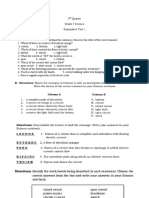 Grade 5 Science Sum Test 2