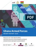 Ghana Armed Forces 2020 MOWIP Report