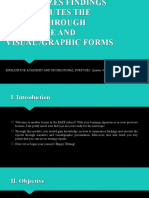 Summarizes Findings and Executes The Report Through Narrative and Visual-Graphic Forms (EAPP Q2-M8) Presentation Draft V4