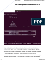 Como Instalar e Usar o Instagram No Terminal Do Linux - SempreUpdate