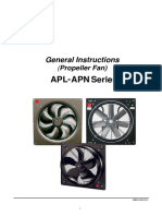 Manual Instruction For Propeller Fan (APL-APN)