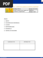 Procedimiento - DC2.11 - Control de Los Equipos de Medición y Seguimiento