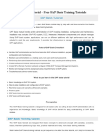 Sap Basis Tutorial