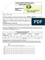 Programación Semana Ambiental Primaria