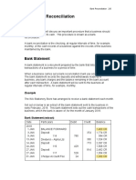 Bank Reconciliation Notes