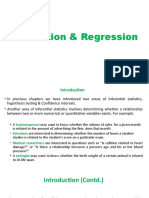 W15 - Simple Linear Regression and Corelation