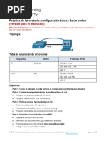 1.1.7 Lab - Basic Switch Configuration - ILM