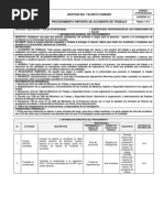 Reporte de Accidente de Trabajo