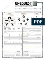 RuneQuest - 4E - Character Sheet