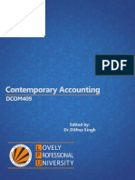 Contemporary Accounting