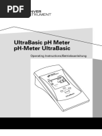 Ultrabasic UB-10 Denver Instrument PH Meter