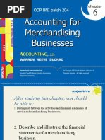 6 Accounting For Merchandising Businesses