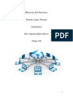 Historia Del Internet