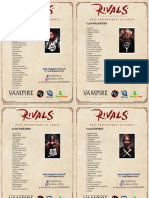 Vampire Rivals 4 Decks Preconstruits