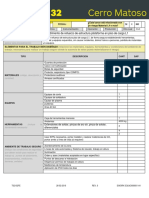 Procedimiento - Refuerzo de Estructura Plataforma